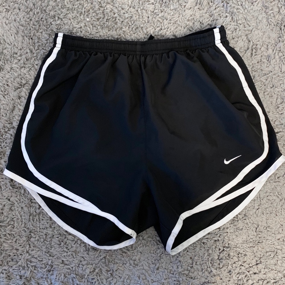 Nike Tempo Black & White Running Shorts